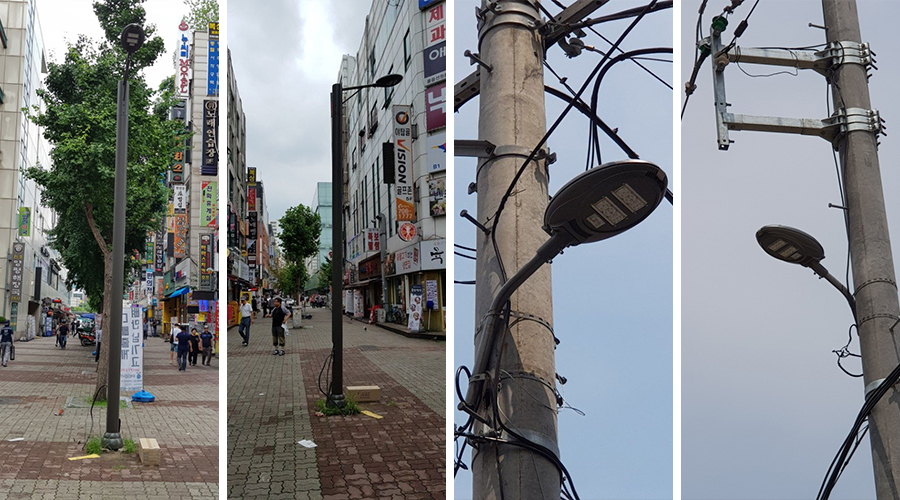 โครงการไฟถนน LED โมดูล LG ในเกาหลีใต้